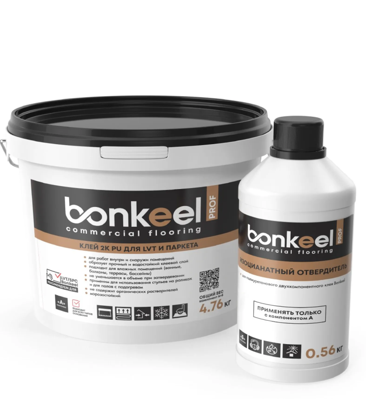 картинка Bonkeel Клей Bonkeel Prof 2K PU для LVT и паркета, 4,76кг ( ) магазин Симфония Пола - официальный дилер Bonkeel в России картинка Bonkeel Клей Bonkeel Prof 2K PU для LVT и паркета, 4,76кг ( ) магазин Симфония Пола - официальный дилер Bonkeel в России