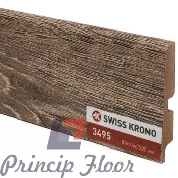 картинка Kronopol Цветной напольный плинтус Kronopol P85 3495, Mambo Oak, 2500х85х16мм, 9шт\уп 127366 ( ) магазин Симфония Пола - официальный дилер Kronopol в России