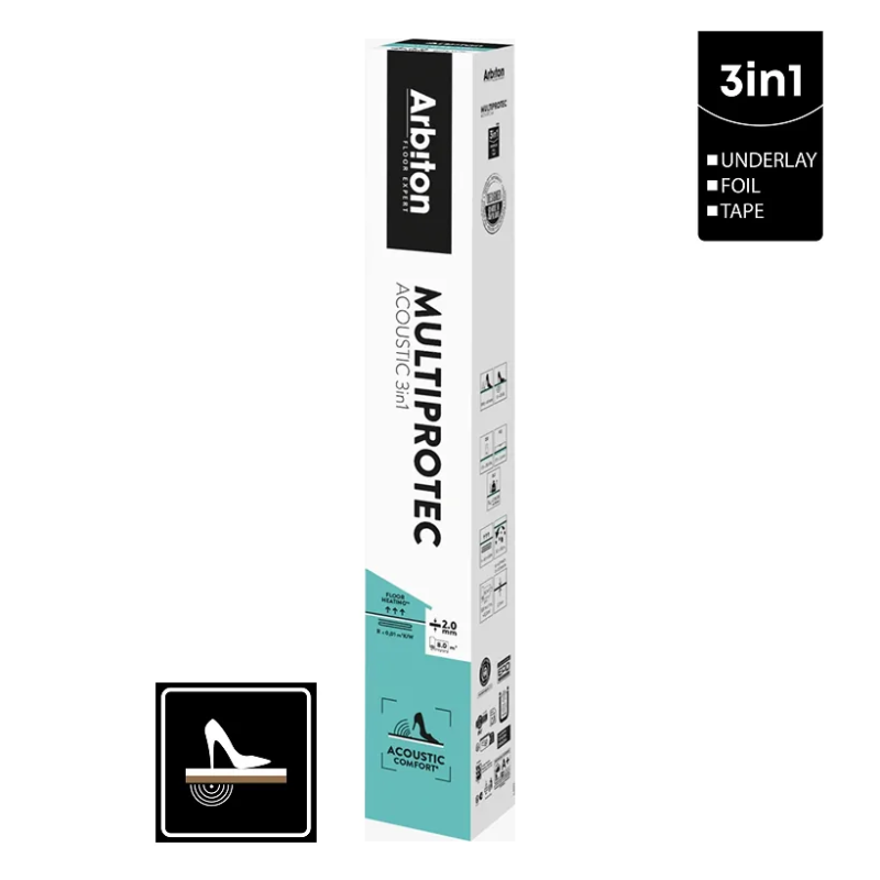 картинка Arbiton Подложка Arbiton Multiprotec Acoustic 3in1 ( ) магазин Симфония Пола - официальный дилер Arbiton в России