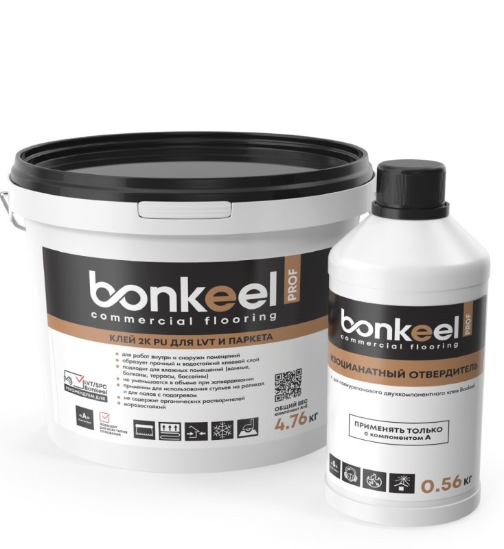 картинка Bonkeel Клей 2K PU для LVT и паркета BONKEEL Prof ( ) магазин Симфония Пола - официальный дилер Bonkeel в России картинка Bonkeel Клей 2K PU для LVT и паркета BONKEEL Prof ( ) магазин Симфония Пола - официальный дилер Bonkeel в России