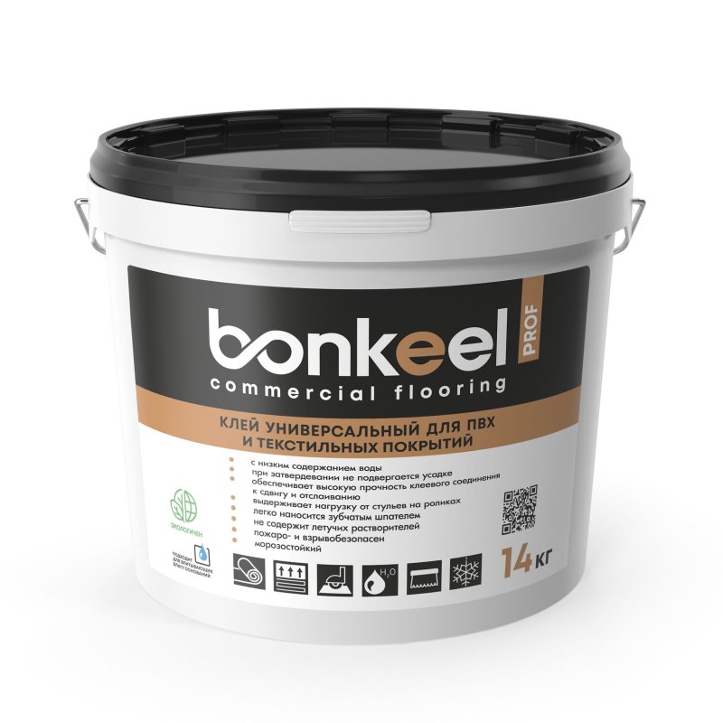 картинка Bonkeel Клей универсальный для ПВХ и текстильных покрытий BONKEEL Prof ( ) магазин Симфония Пола - официальный дилер Bonkeel в России