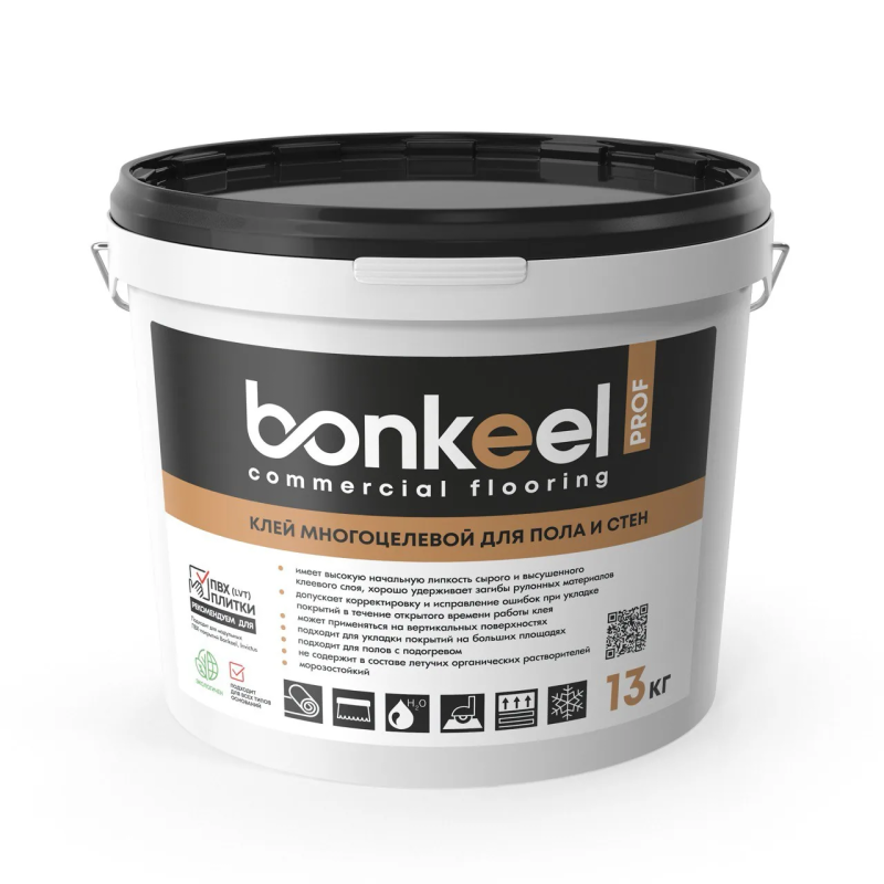 картинка Bonkeel Клей многоцелевой Bonkeel Prof для пола и стен, 13 кг ( ) магазин Симфония Пола - официальный дилер Bonkeel в России картинка Bonkeel Клей многоцелевой Bonkeel Prof для пола и стен, 13 кг ( ) магазин Симфония Пола - официальный дилер Bonkeel в России