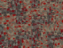 картинка Interface Ковровая плитка Interface (Интерфейс) Human Connections Stone Course 8343006 Red/Stone 50x50 см (Интерфейс ) магазин Симфония Пола - официальный дилер Interface в России