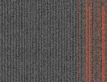 картинка Interface Ковровая плитка Interface (Интерфейс) Off line 7559006 Pewter/Mandarin 0,25 x 1 м, item 7559006 (Интерфейс ) магазин Симфония Пола - официальный дилер Interface в России