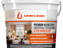 картинка UNIKLEBE Клей-фиксатор для напольных покрытий UNIKLEBE Premium Fixierung, 5 кг (морозостойкий) ( ) магазин Симфония Пола - официальный дилер UNIKLEBE в России 